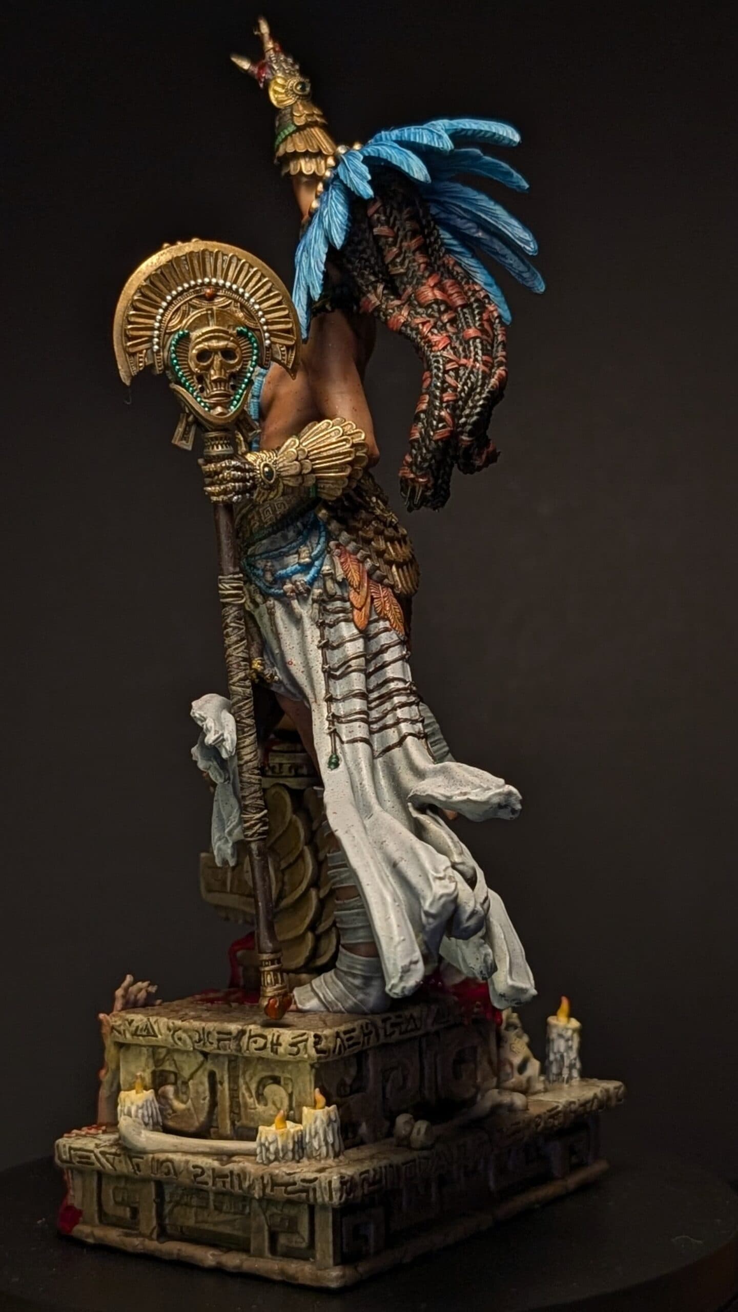 ⚰️ فیگور نسالین – کاهن مرگ (Necalin The Priestess of Death) | ارتفاع ۳۵ سانتی‌متر | جنس PLA+ — تصویر ۶