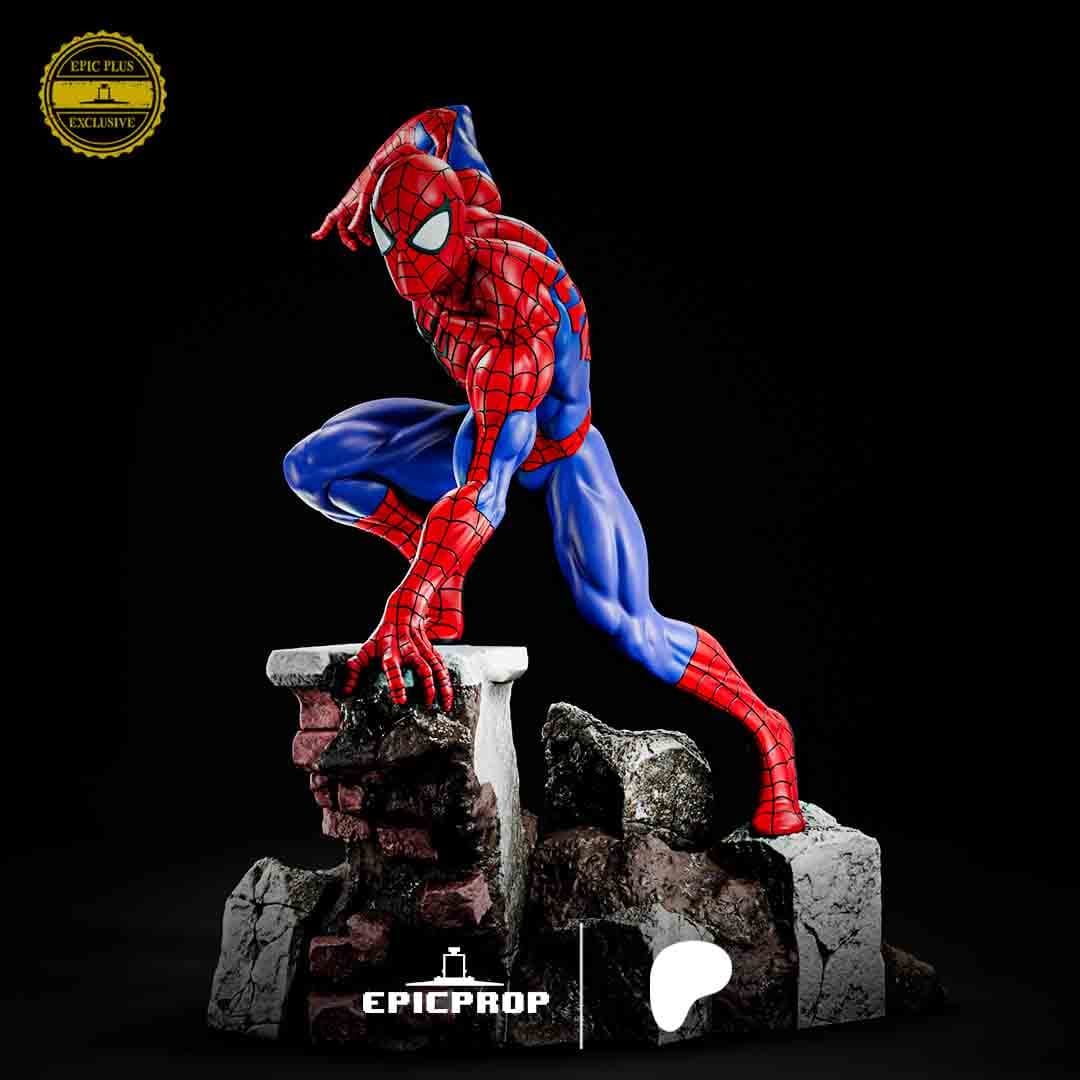 🕷️ فیگور اسپایدرمن Classic | ارتفاع ۳۰ سانتیمتر | جنس PLA+ — تصویر ۳