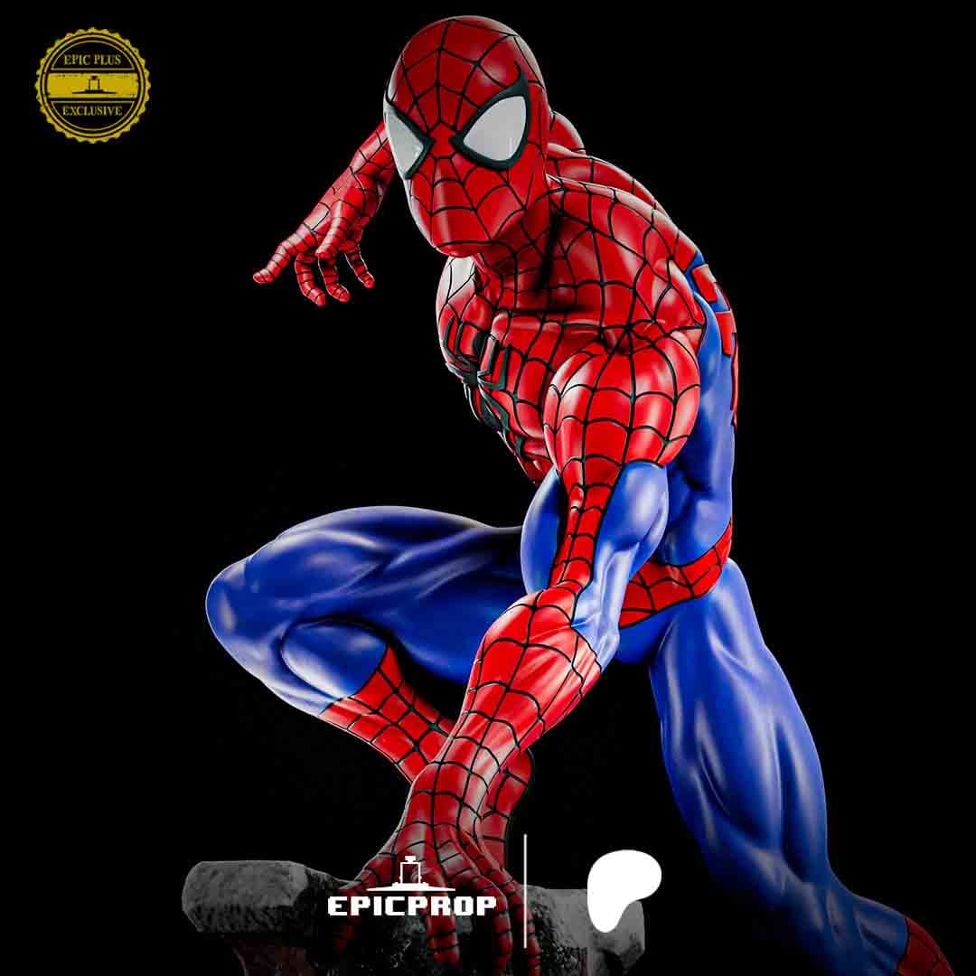 🕷️ فیگور اسپایدرمن Classic | ارتفاع ۳۰ سانتیمتر | جنس PLA+ — تصویر ۴