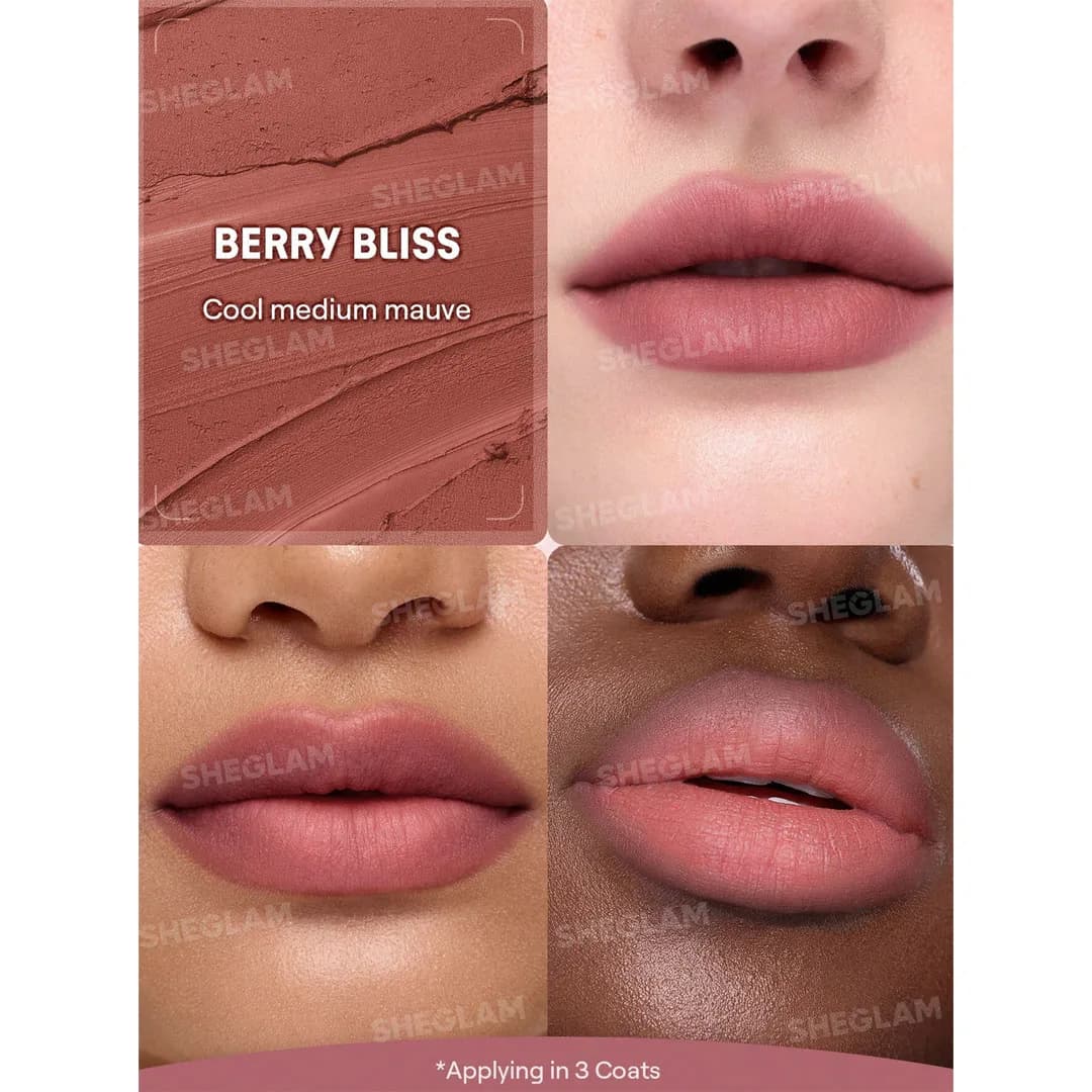 بالم لب خمیری مات کاسه‌ای شیگلم Berry Bliss — تصویر ۱۰