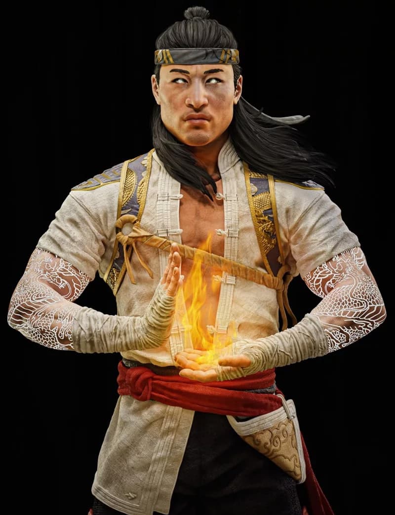 🔥 فیگور لیو کانگ Liu Kang – Mortal Kombat | ارتفاع ۴۰ سانتی‌متر | جنس PLA+ — تصویر ۵