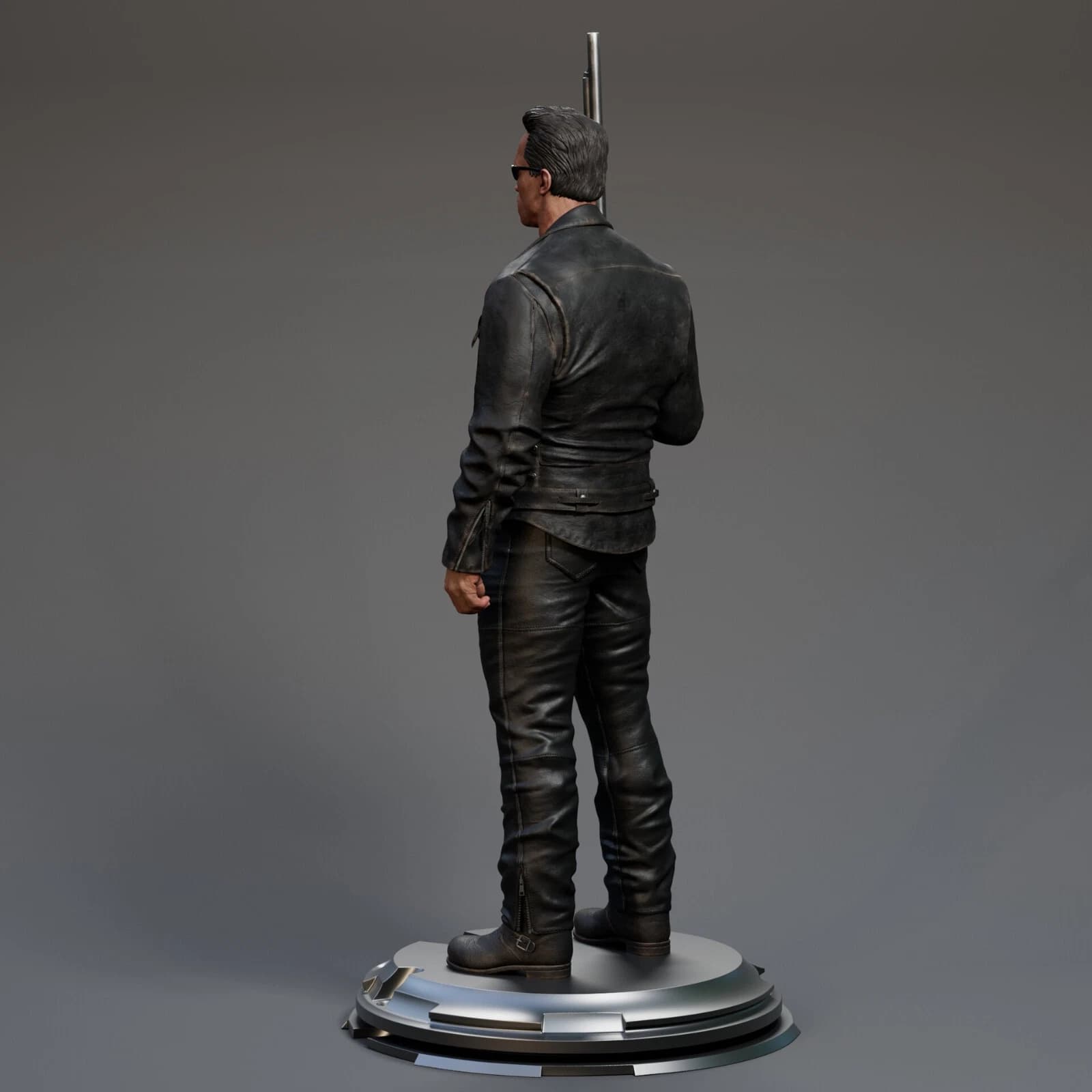 🤖 فیگور ترمیناتور T-800 (Terminator) | ارتفاع ۴۰ سانتی‌متر | جنس PLA+ — تصویر ۵