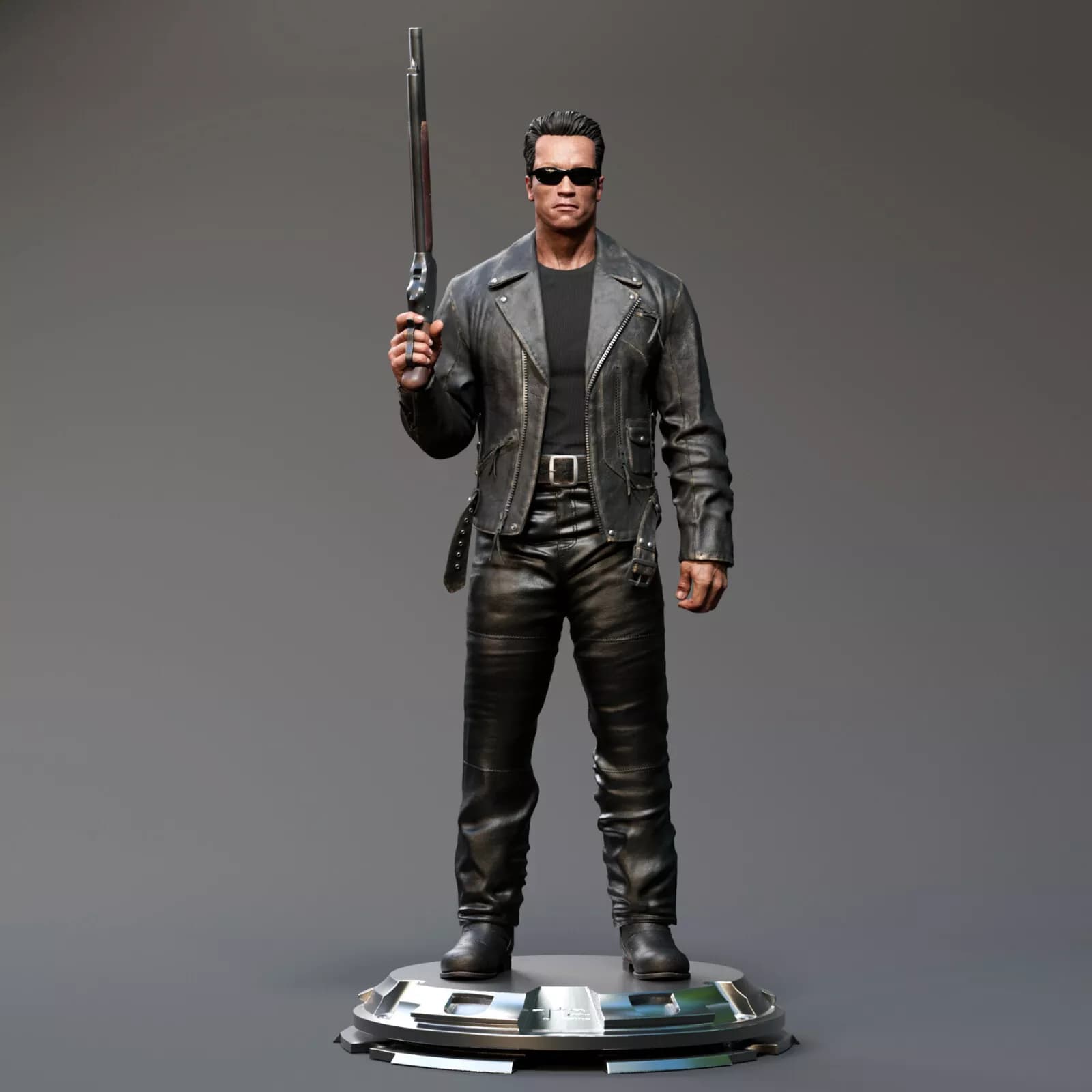 🤖 فیگور ترمیناتور T-800 (Terminator) | ارتفاع ۴۰ سانتی‌متر | جنس PLA+ — تصویر ۱۰