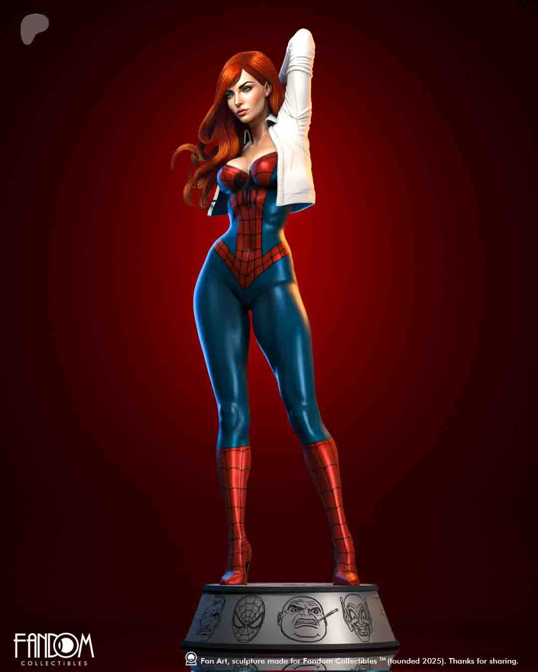 🕷️ فیگور Mary Jane | ارتفاع 50 سانتی‌متر | جنس PLA+ — تصویر ۴
