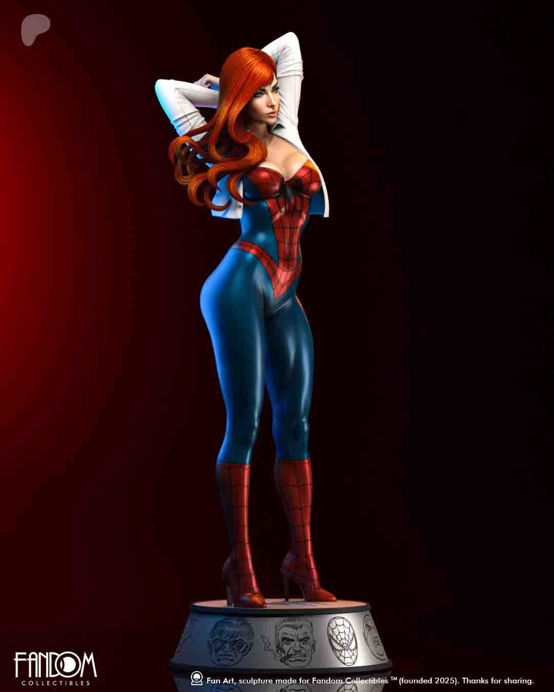 🕷️ فیگور Mary Jane | ارتفاع 50 سانتی‌متر | جنس PLA+ — تصویر ۶