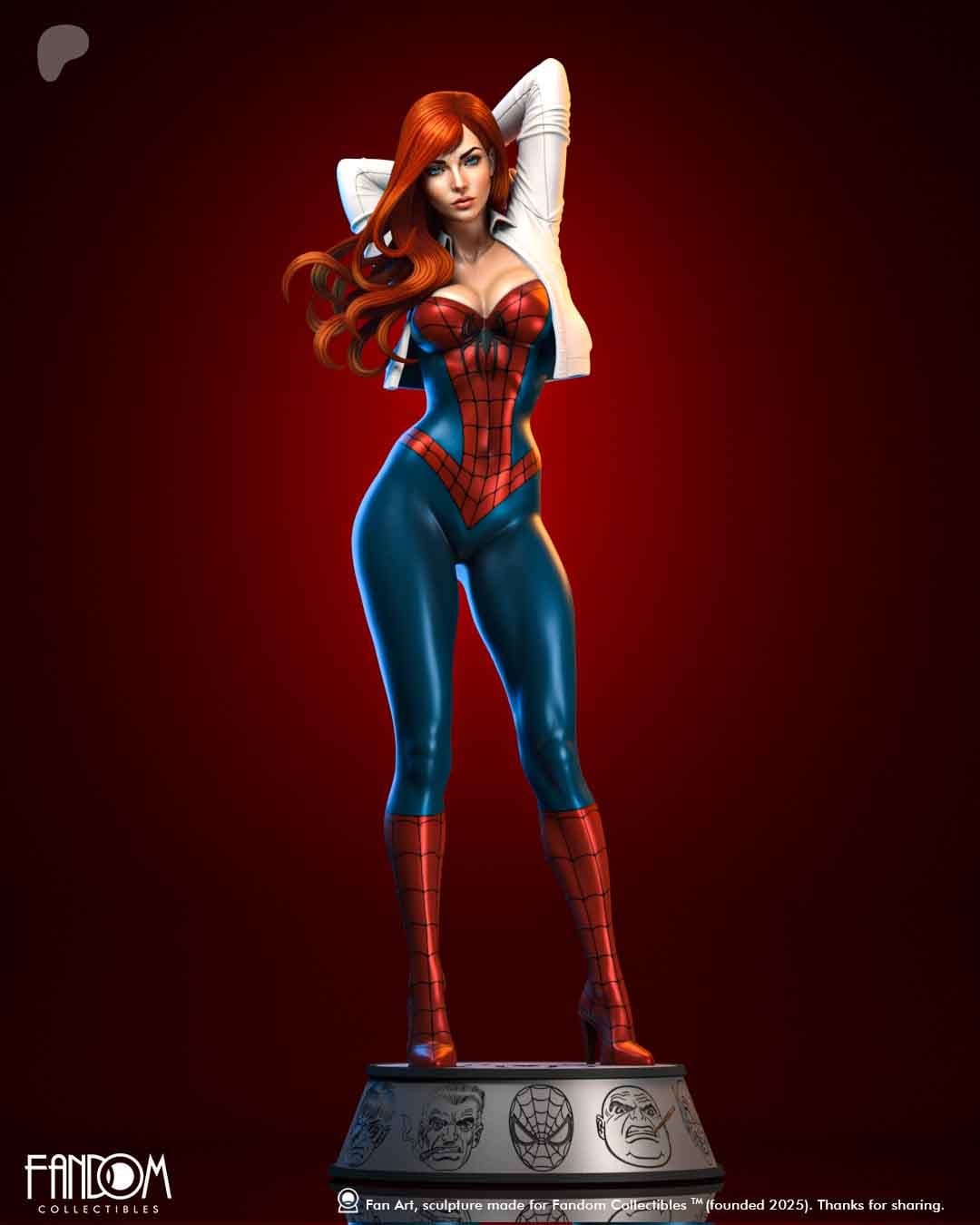 🕷️ فیگور Mary Jane | ارتفاع 50 سانتیمتر | جنس PLA+