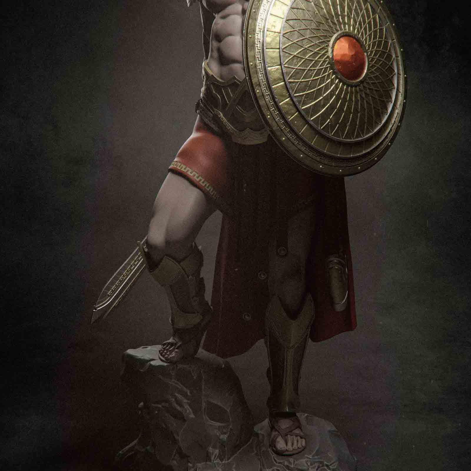 ⚔️ فیگور آرس Ares | ارتفاع 28 سانتی‌متر | جنس PLA+ — تصویر ۴