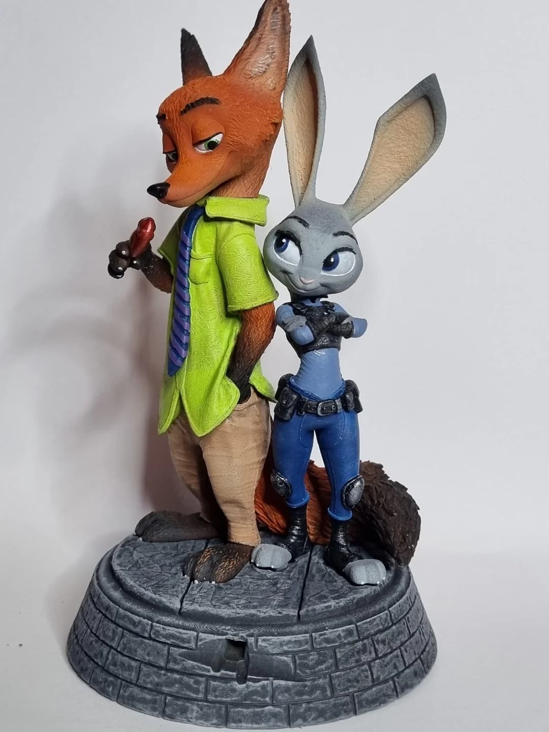 🦊🐰 فیگور زوتوپیا Zootopia | ارتفاع 23 سانتی‌متر | جنس PLA+ — تصویر ۴