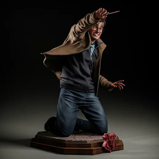 ⚡ فیگور شخصیت هری پاتر Harry Potter | جنس PLA+ | ارتفاع ۲۵ سانتی‌متر — تصویر ۸