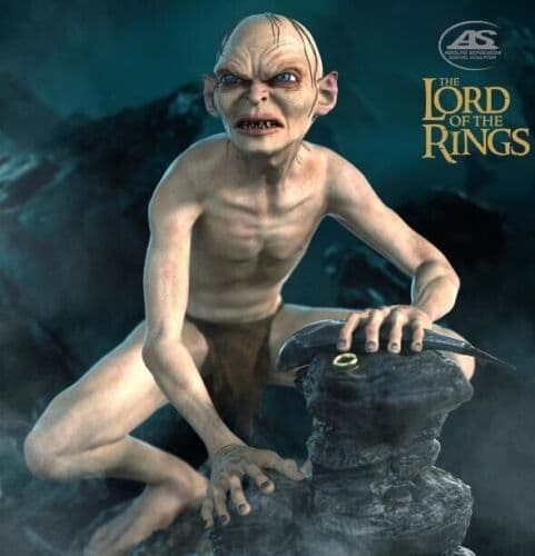 ⚔️ فیگور شخصیت گالوم (Gollum – The Lord of the Rings) | جنس PLA+ | ارتفاع ۲۴ سانتی‌متر