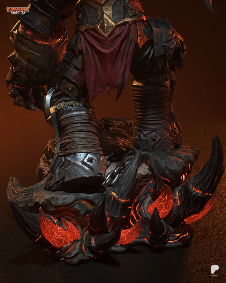 ⚔️ فیگور شخصیت وار (War – Darksiders) | جنس PLA+ | ارتفاع 40 سانتیمتر — تصویر ۸