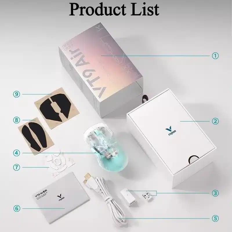ماوس بی سیم گیمینگ رپو مدل VT9 AIR — تصویر ۹