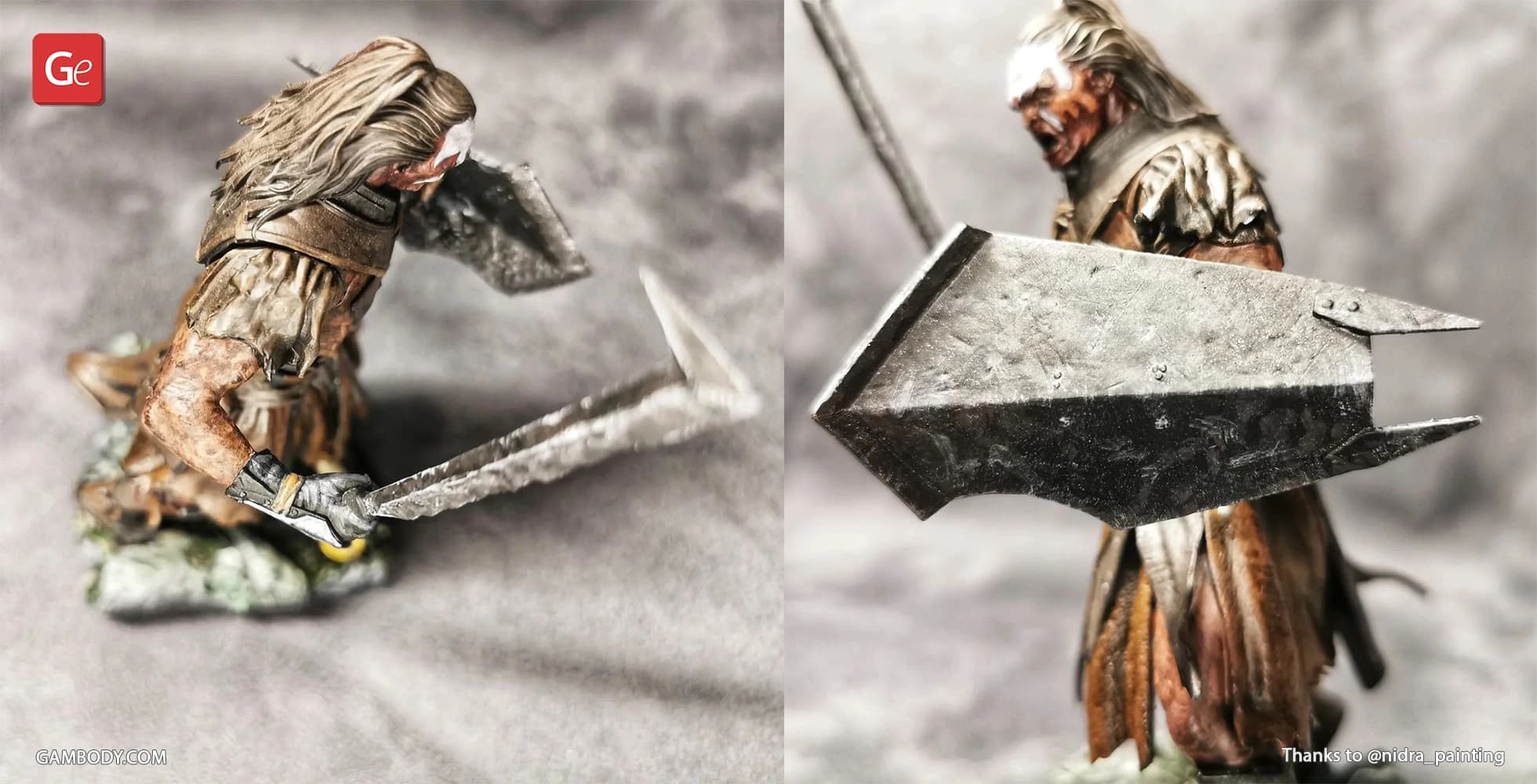 🔥 فیگور اورک Lurtz (Lord of the Rings) | جنس PLA+ | ارتفاع ۴۰ سانتی‌متر — تصویر ۱۲