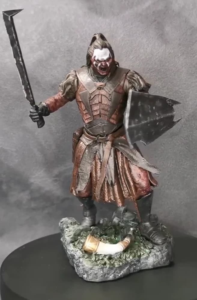 🔥 فیگور اورک Lurtz (Lord of the Rings) | جنس PLA+ | ارتفاع ۴۰ سانتی‌متر