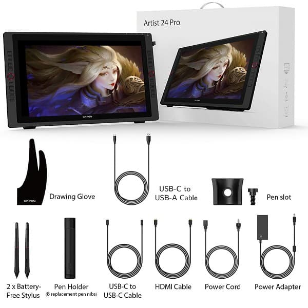 مانیتور طراحی XP-Pen Artist Pro 24 Gen 2 – 4K — تصویر ۴