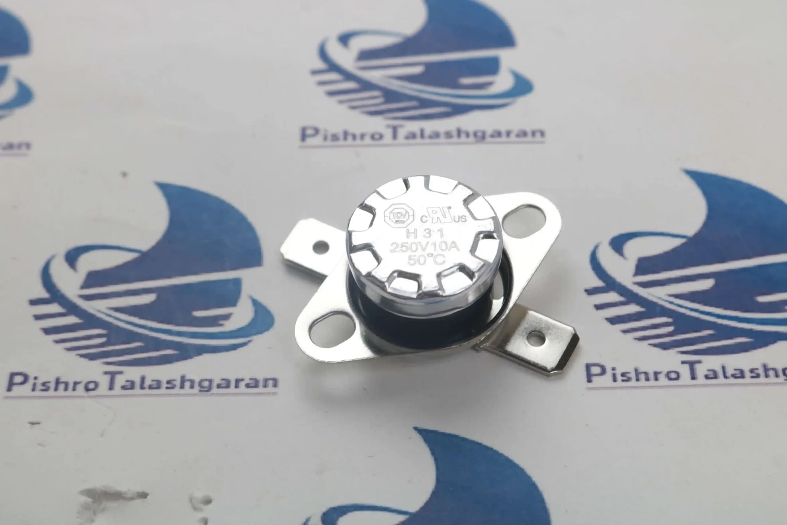 ترموسوئیچ حرارتی 50 درجه 10 آمپر NC مدل KSD-301