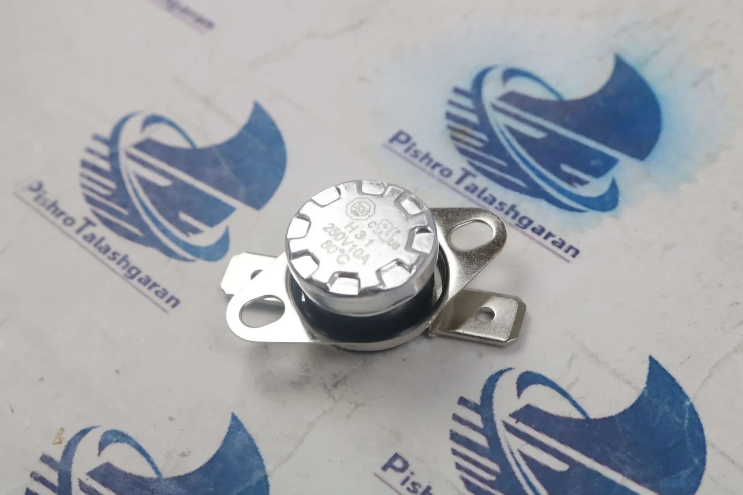 ترموسوئیچ حرارتی 80 درجه 10 آمپر NC مدل KSD-301 — تصویر ۲