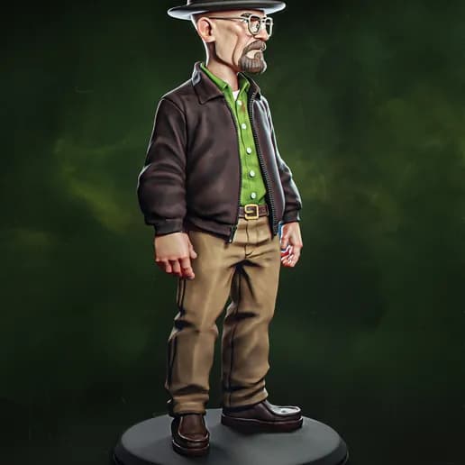 🧪 فیگور هایزنبرگ (Heisenberg) – ارتفاع ۳۰ سانتیمتر | جنس PLA+ — تصویر ۱۱