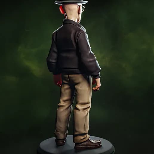 🧪 فیگور هایزنبرگ (Heisenberg) – ارتفاع ۳۰ سانتیمتر | جنس PLA+ — تصویر ۱۲