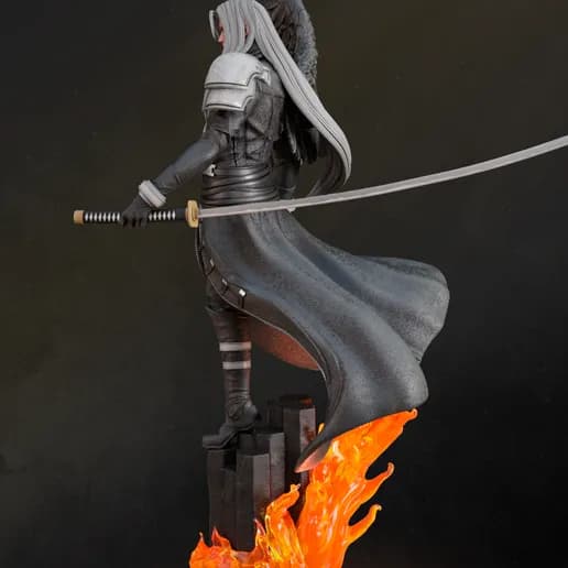 ⚔️ فیگور سفیروت (Sephiroth) – ارتفاع ۲۸ سانتی‌متر | جنس PLA+ | فرشته‌ی سیاه دنیای Final Fantasy — تصویر ۶