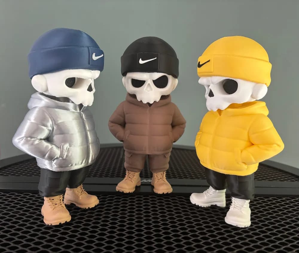 💀 فیگور ZKULL Winter Urban | ارتفاع ۳۳ سانتیمتر | جنس PLA+ — تصویر ۴