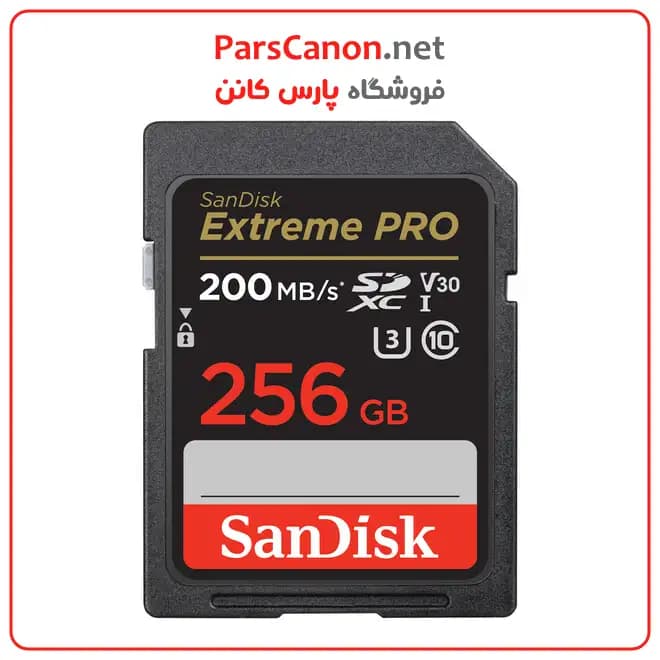 کارت حافظه سن دیسک SanDisk 256GB Extreme PRO UHS-I SDXC Memory Card — تصویر ۲