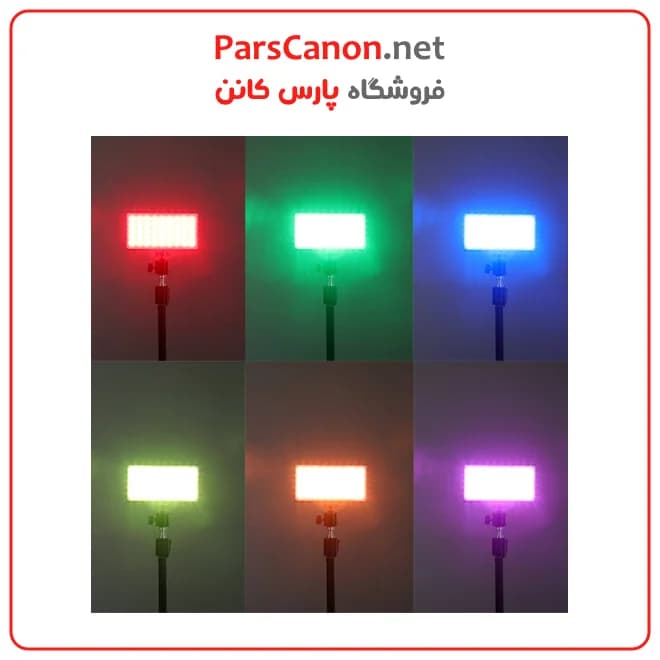 نور ثابت ال ای دی نایس فتو TC-158RGB مدل NiceFoto TC-158RGB.W RGB LED video light — تصویر ۴