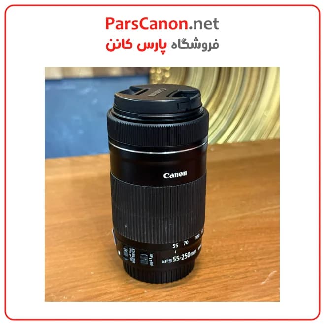 لنز کانن دست دوم مدل Canon EF-S 55-250mm f/4-5.6 IS STM — تصویر ۳