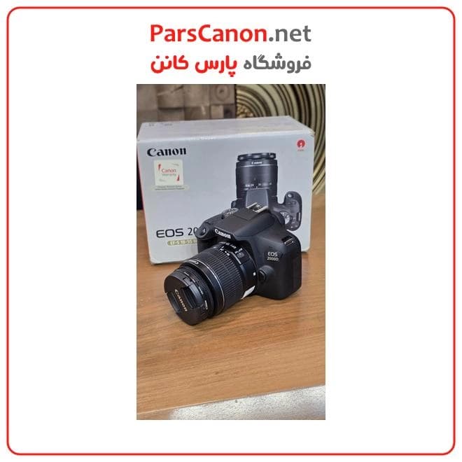 دوربین کانن 2000D دست دوم مدل Canon EOS 2000D Kit EF-S 18-55mm IS lll stock — تصویر ۹