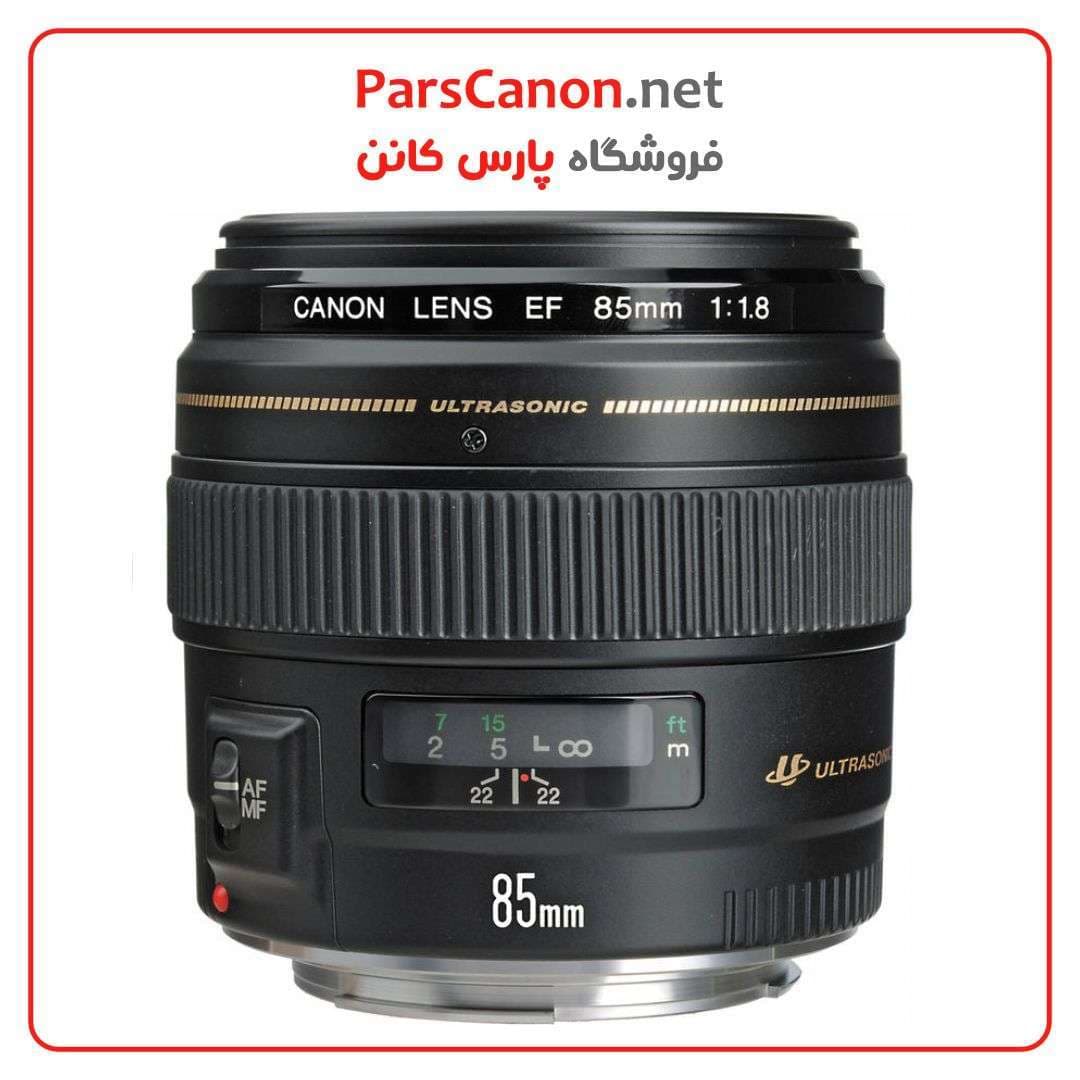 لنز کانن 85 میلیمتر دست دوم مدل Canon EF 85mm f/1.8 USM Stock — تصویر ۸