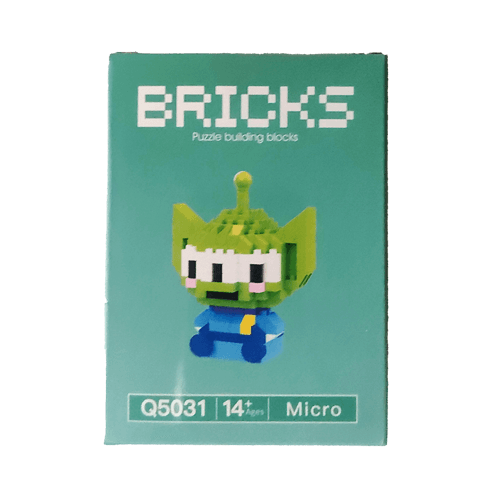 🍄 مینی لگو بیگانه Bricks | ساختنی پیکسلی از دنیای انیمیشن و بازیها