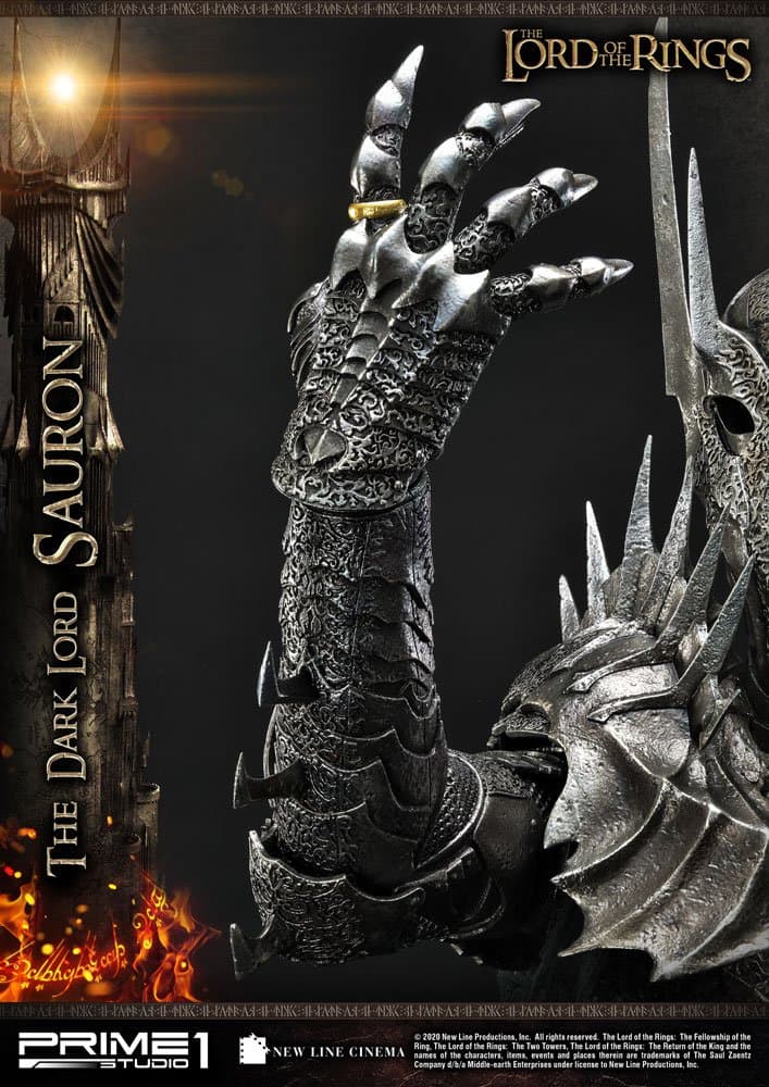 🐉 فیگور سائورون (Sauron) | Lord of the Rings | ارتفاع 26 سانتی‌متر | +PLA — تصویر ۷