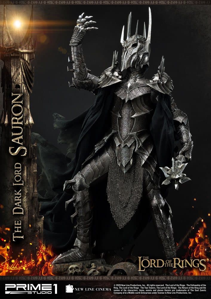 🐉 فیگور سائورون (Sauron) | Lord of the Rings | ارتفاع 26 سانتی‌متر | +PLA — تصویر ۸