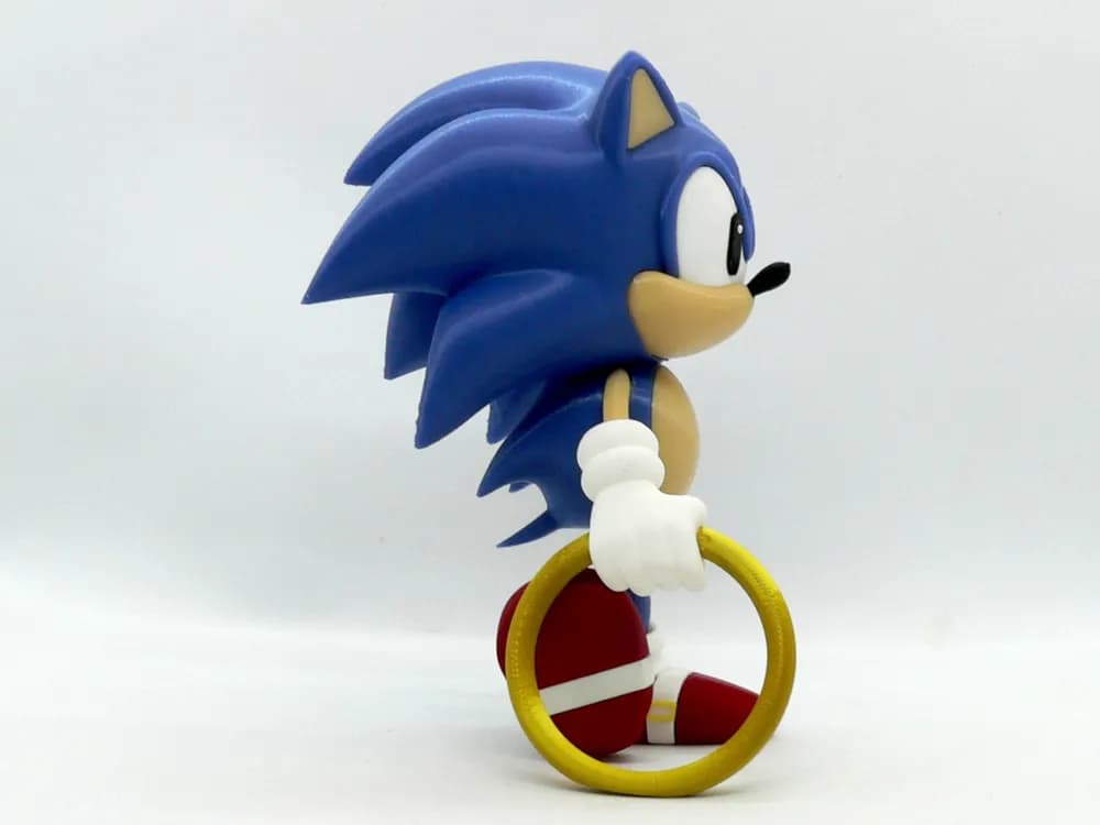 🐉 فیگور سونیک (Sonic) | Sonic the Hedgehog Movie | ارتفاع ۱۶ سانتی‌متر | +PLA — تصویر ۳