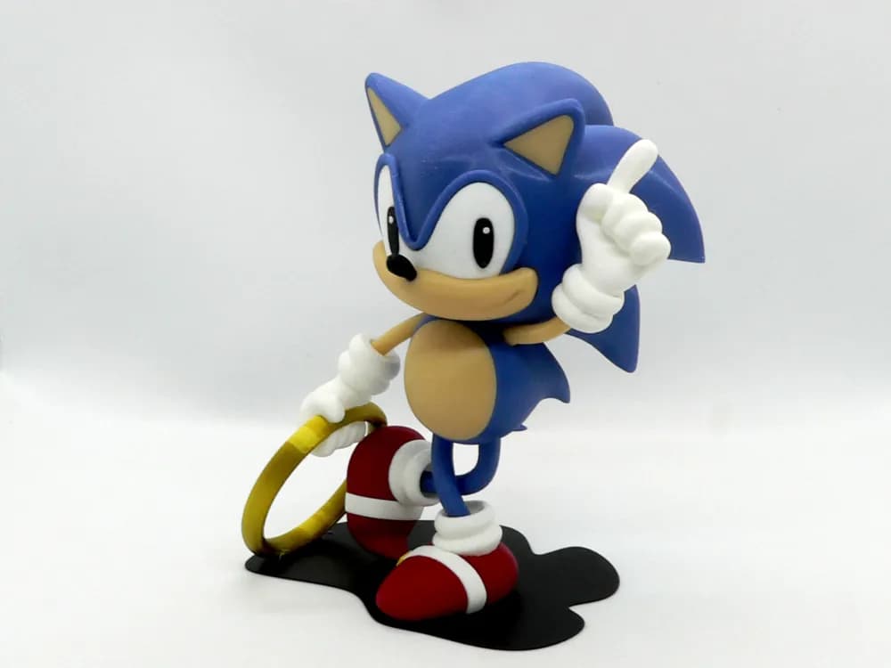 🐉 فیگور سونیک (Sonic) | Sonic the Hedgehog Movie | ارتفاع ۱۶ سانتی‌متر | +PLA — تصویر ۴