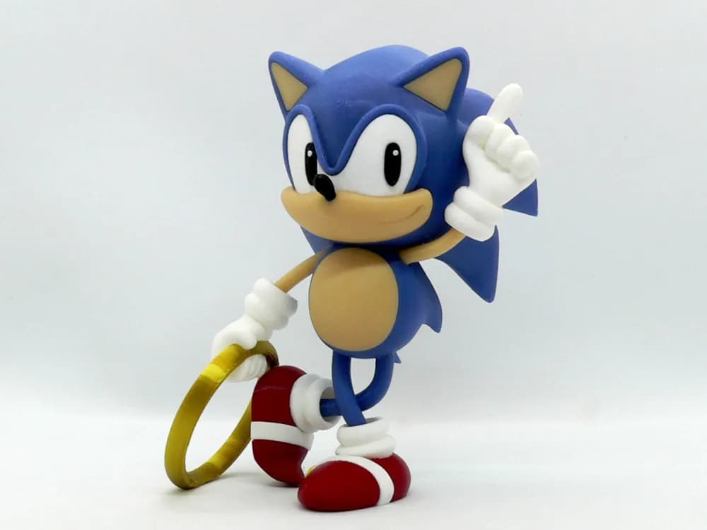 🐉 فیگور سونیک (Sonic) | Sonic the Hedgehog Movie | ارتفاع ۱۶ سانتی‌متر | +PLA — تصویر ۶
