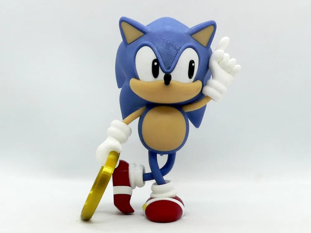 🐉 فیگور سونیک (Sonic) | Sonic the Hedgehog Movie | ارتفاع ۱۶ سانتی‌متر | +PLA