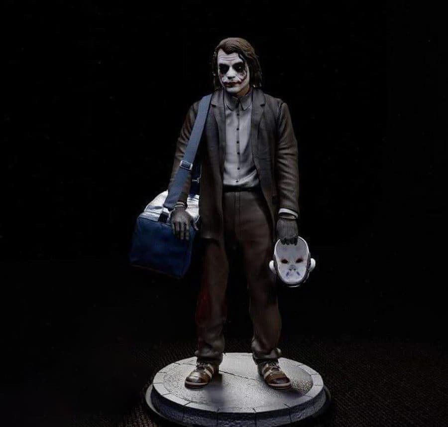 🃏 فیگور جوکر (Joker) | The Dark Knight | ارتفاع ۴۰ سانتی‌متر | +PLA — تصویر ۳