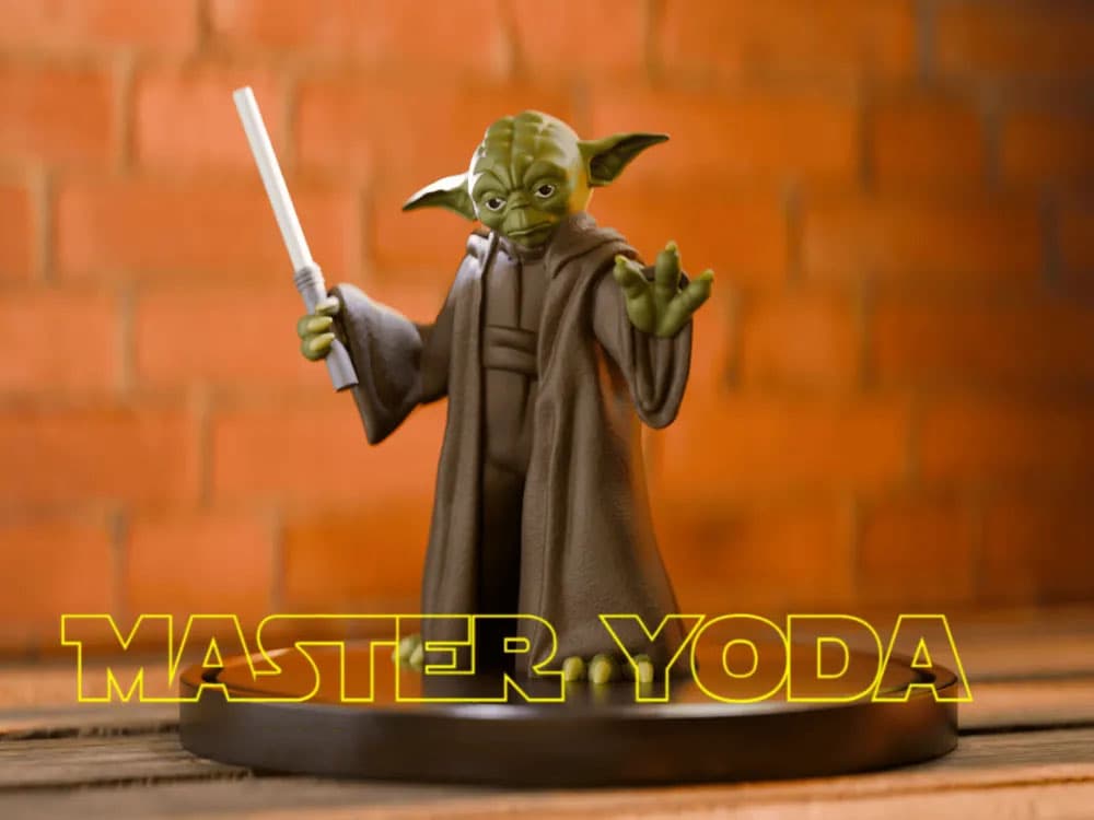 🌌 فیگور استاد یودا (Master Yoda) | Star Wars Collectible | ارتفاع ۲۲ سانتی‌متر | +PLA — تصویر ۴