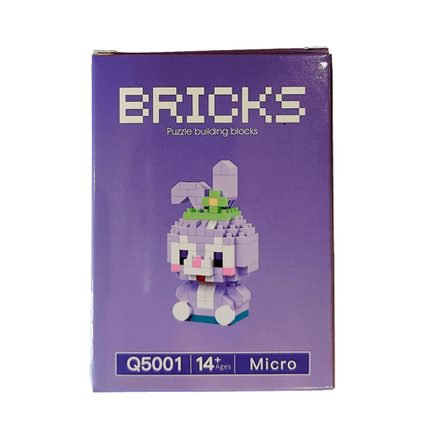 🐰 مینی لگو جسی Bricks خرگوش بامزه | ساختنی پیکسلی کلکسیونی — تصویر ۲