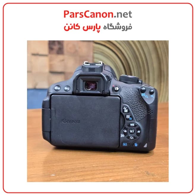 دوربین کانن 700D اصل ژاپن دست دوم مدل Canon Kiss X7i Kit 18-55mm IS STM stock — تصویر ۳