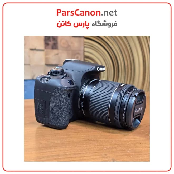 دوربین کانن 700D اصل ژاپن دست دوم مدل Canon Kiss X7i Kit 18-55mm IS STM stock — تصویر ۴