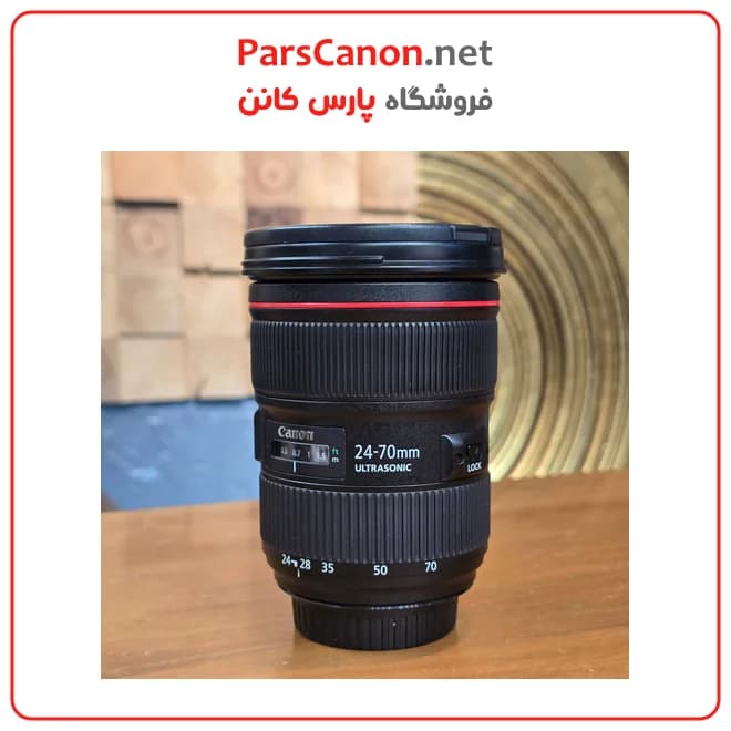 لنز کانن دست دوم مدل Canon EF 24-70mm f/2.8L II USM stock
