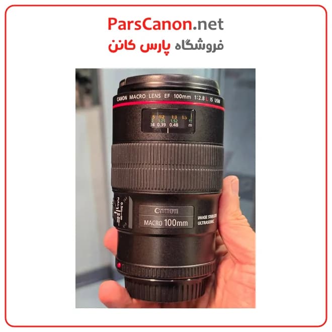 لنز کانن Canon EF 100mm f/2.8L Macro IS USM