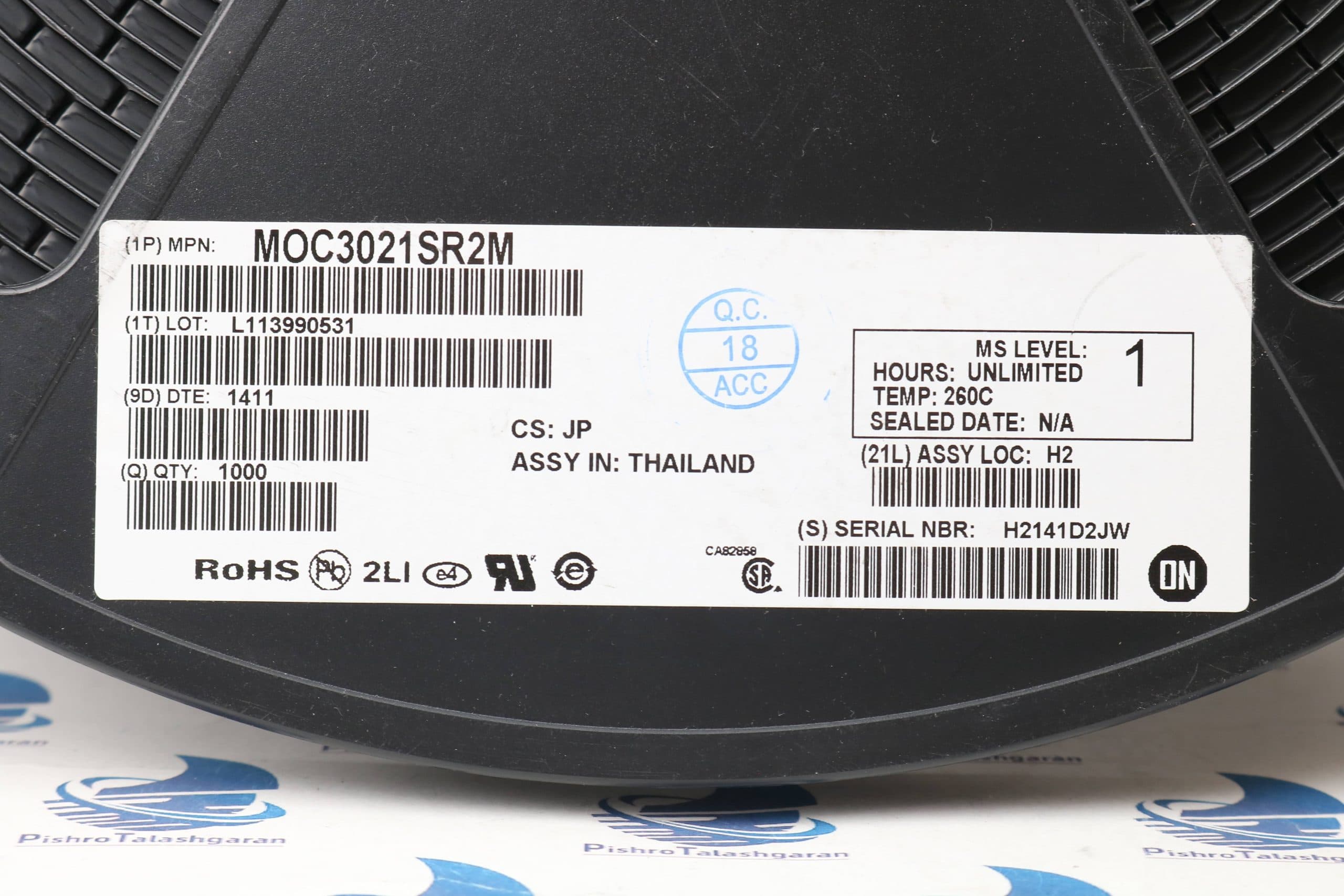 آی سی اپتوترایاک MOC3021 پکیج SOP-6 (SMD) — تصویر ۳