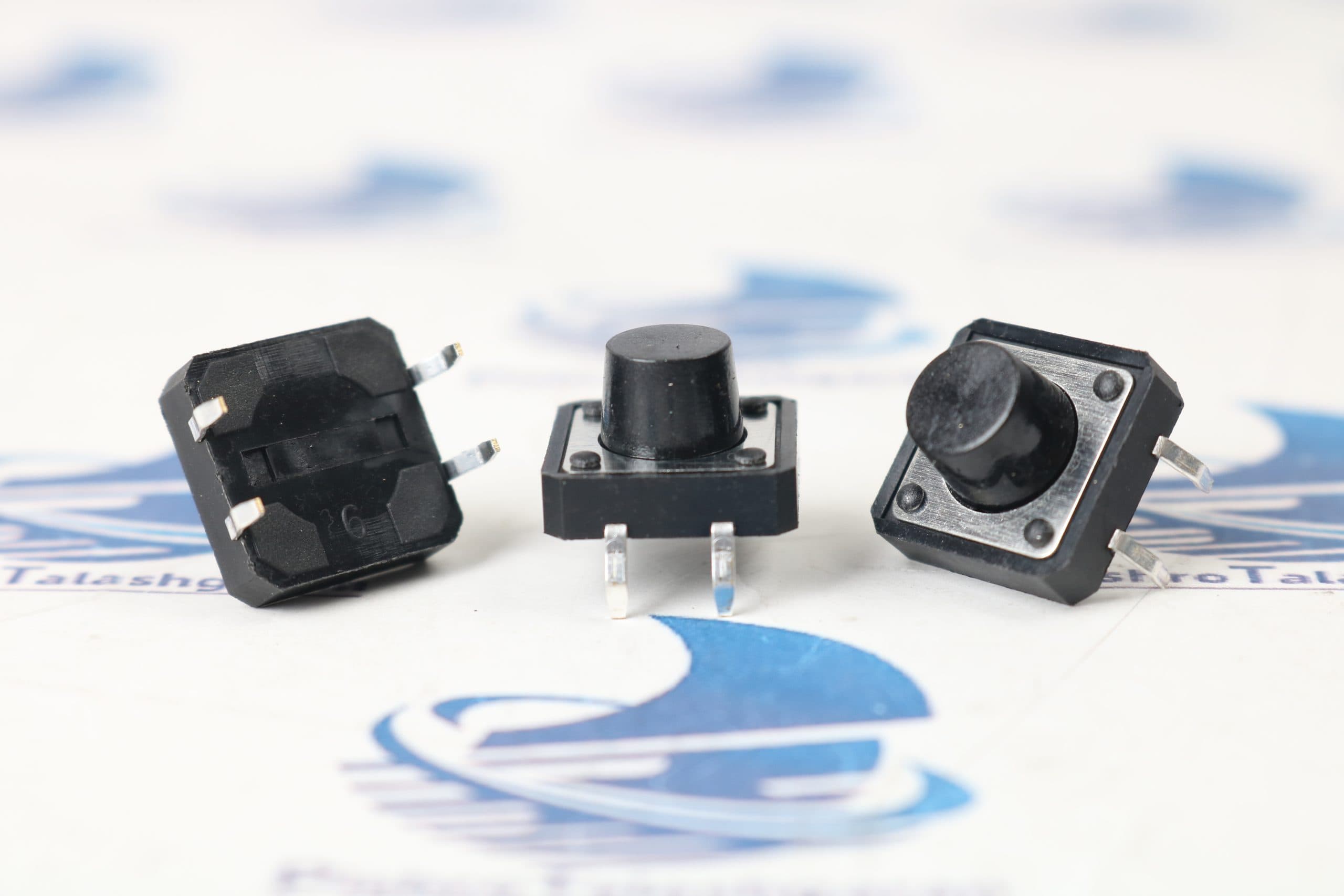 تک سوئیچ 4 پایه سایز 12x12x8mm — تصویر ۲
