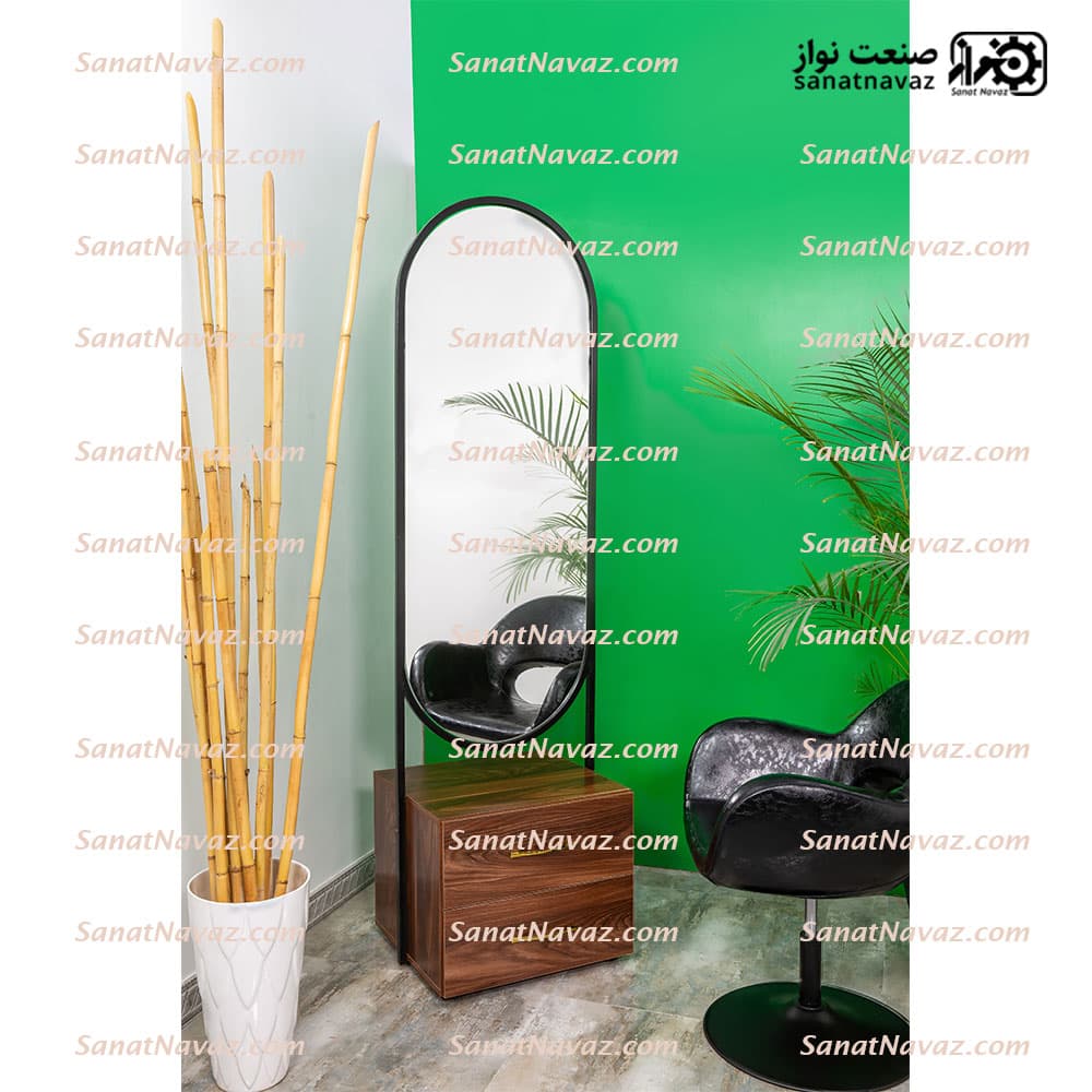 آینه ایستاده با فایل آرایشگاه 9079 صنعت نواز — تصویر ۴