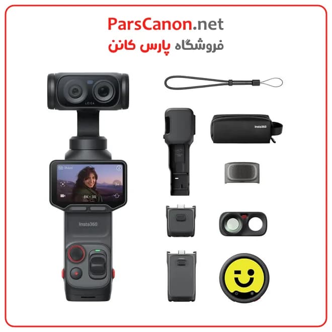دوربین اکشن اینستا 360 Luna Ultra کریتور رنگ مشکی مدل Insta360 Luna Ultra Creator Bundle (Cosmic Black)