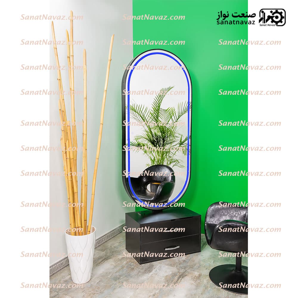 آینه ایستاده با فایل آریشگاه 9099 صنعت نواز — تصویر ۲