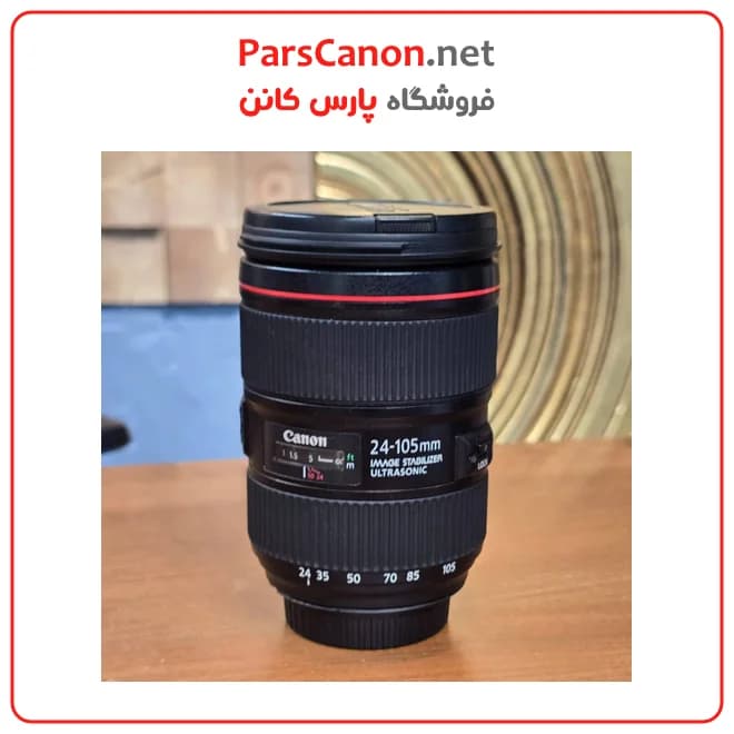 لنز کانن دست دوم مدل Canon EF 24-105mm f/4L IS II USM Lens — تصویر ۵